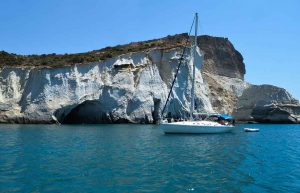 Full Day Sailing Cruise to Polyaigos & Kleftiko Milos Island
