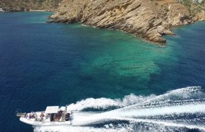 Half Day Private Boat Tour Around Ios Island (4 hrs)