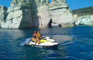 Jet Ski Safari Tour to Kleftiko Milos Island Cyclades